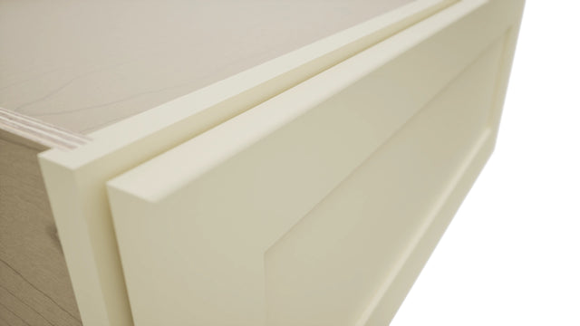 Fabuwood Galaxy Linen DBS30 Base Bench Seat Cabinet, Detail View