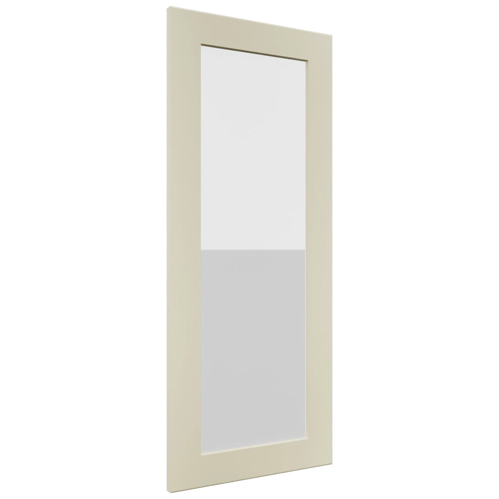 Fabuwood Galaxy Linen DS GDW1536 Wall Glass Door, Front View