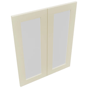 Fabuwood Galaxy Linen DS GDW2430 Wall Glass Door, Top View