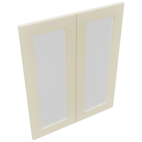 Fabuwood Galaxy Linen DS GDW2430 Wall Glass Door, Top View