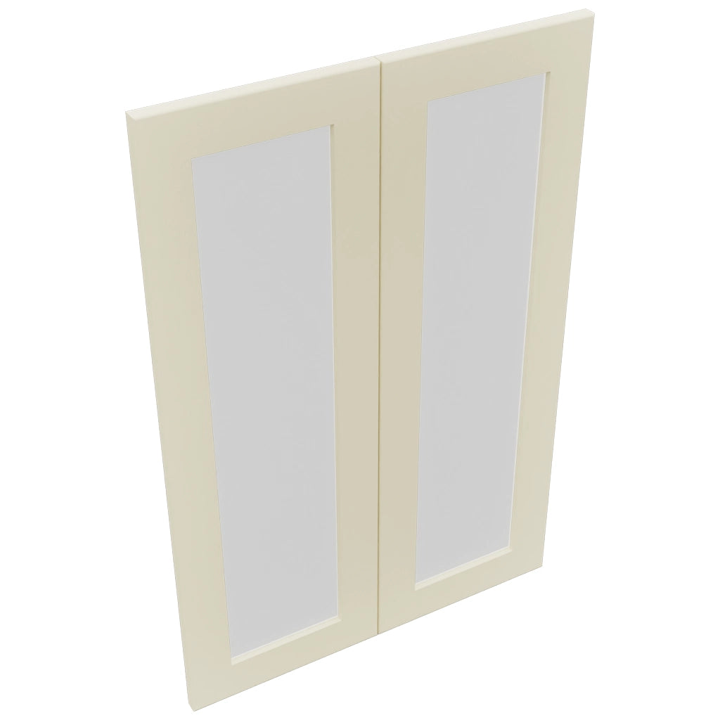 Fabuwood Galaxy Linen DS GDW2436 Wall Glass Door, Top View