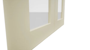 Fabuwood Galaxy Linen DS GDW2436 Wall Glass Door, Detail View