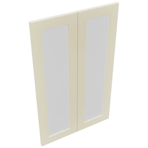 Fabuwood Galaxy Linen DS GDW2439 Wall Glass Door, Top View