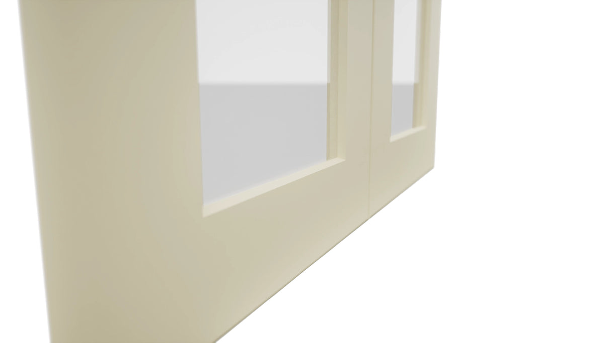 Fabuwood Galaxy Linen DS GDW2439 Wall Glass Door, Detail View