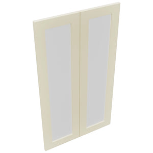 Fabuwood Galaxy Linen DS GDW2442 Wall Glass Door, Top View