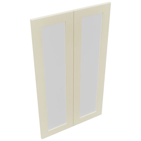 Fabuwood Galaxy Linen DS GDW2442 Wall Glass Door, Top View