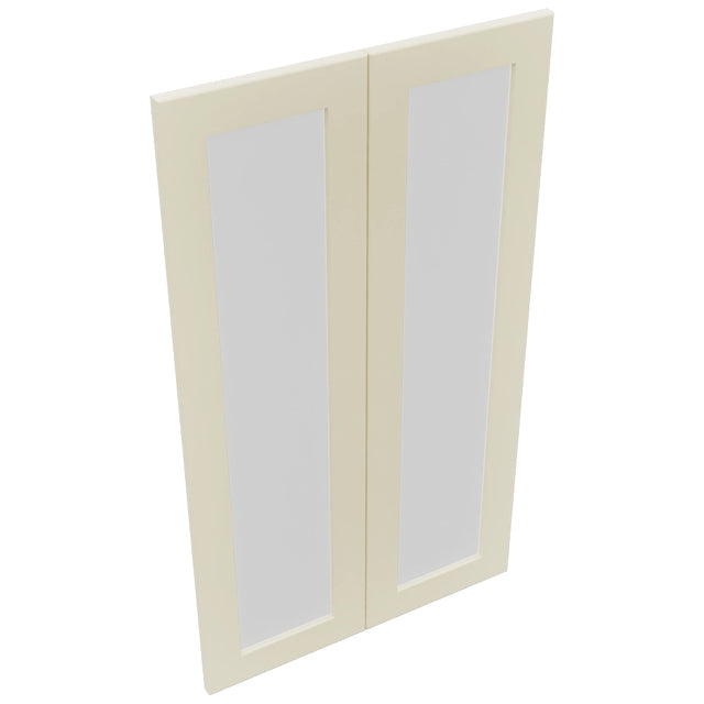 Fabuwood Galaxy Linen DS GDW2442 Wall Glass Door, Top View