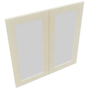 Fabuwood Galaxy Linen DS GDW3030 Wall Glass Door, Top View