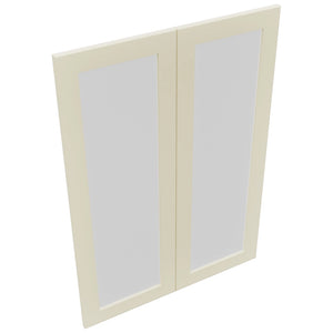 Fabuwood Galaxy Linen DS GDW3042 Wall Glass Door, Top View