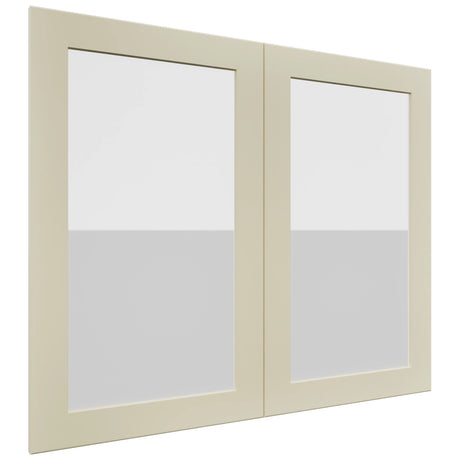 Fabuwood Galaxy Linen DS GDW3630 Wall Glass Door, Front View