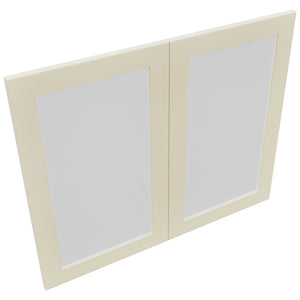 Fabuwood Galaxy Linen DS GDW3630 Wall Glass Door, Top View