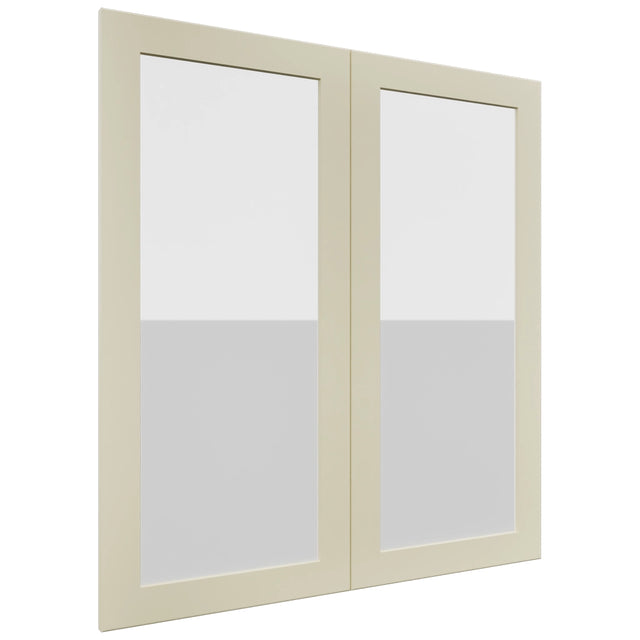 Fabuwood Galaxy Linen DS GDW3639 Wall Glass Door, Front View