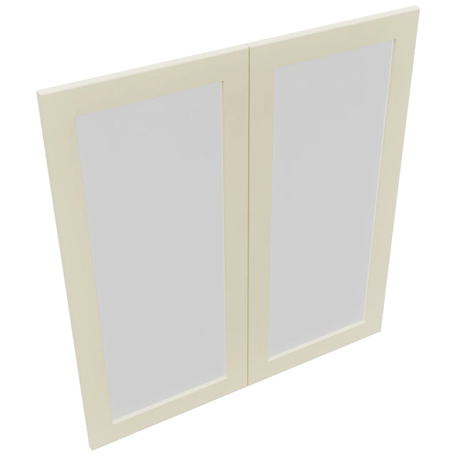 Fabuwood Galaxy Linen DS GDW3639 Wall Glass Door, Top View
