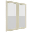 Fabuwood Galaxy Linen DS GDW3642 Wall Glass Door, Front View