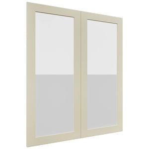 Fabuwood Galaxy Linen DS GDW3642 Wall Glass Door, Front View