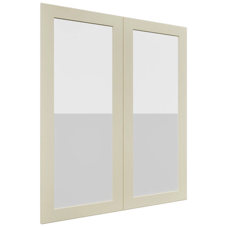 Fabuwood Galaxy Linen DS GDW3642 Wall Glass Door, Front View