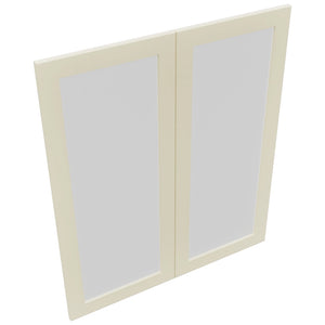 Fabuwood Galaxy Linen DS GDW3642 Wall Glass Door, Top View
