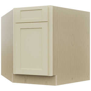 Fabuwood Galaxy Linen DSB36 Base Corner Diagonal Sink Cabinet, Front View