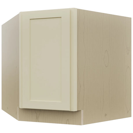 Fabuwood Galaxy Linen DSB36FD Base Corner Diagonal Sink Cabinet, Front View