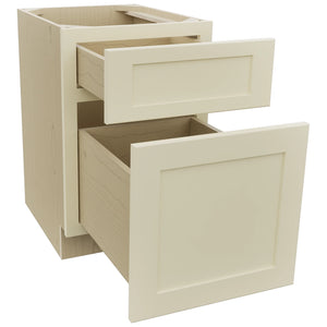 Fabuwood Galaxy Linen FD18 Vanity Desk, Open View
