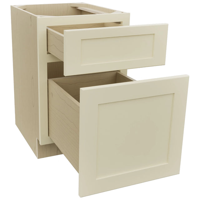 Fabuwood Galaxy Linen FD18 Vanity Desk, Open View