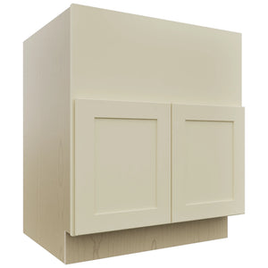 Fabuwood Galaxy Linen FS30 Base Farm Sink Cabinet, Front View
