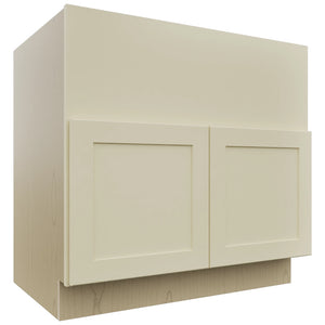 Fabuwood Galaxy Linen FS36 Base Farm Sink Cabinet, Front View