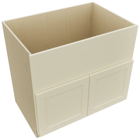 Fabuwood Galaxy Linen FS36 Base Farm Sink Cabinet, Top View