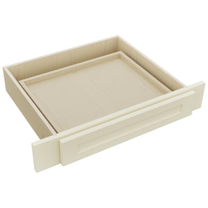 Fabuwood Galaxy Linen KD30 Vanity Desk, Top View