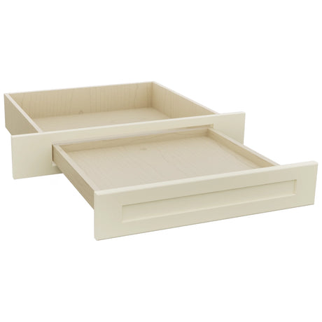Fabuwood Galaxy Linen KD30 Vanity Desk, Open View
