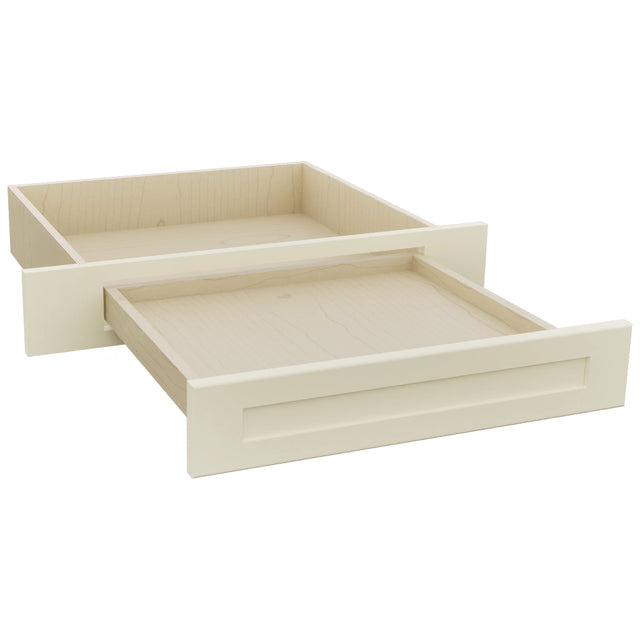 Fabuwood Galaxy Linen KD30 Vanity Desk, Open View