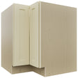 Fabuwood Galaxy Linen LSB33 Base Corner Lazy Susan Cabinet, Front View
