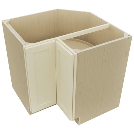 Fabuwood Galaxy Linen LSB36 Base Corner Lazy Susan Cabinet, Top View