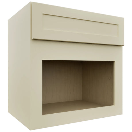Fabuwood Galaxy Linen MC303021 Wall Microwave Cabinet, Front View