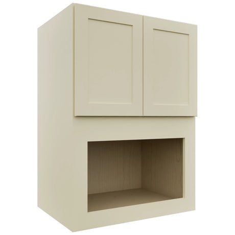Fabuwood Galaxy Linen MC304221 Wall Microwave Cabinet, Front View