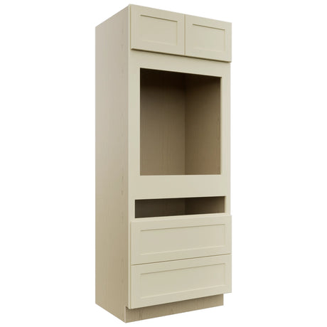 Fabuwood Galaxy Linen OC3384C Tall Oven Cabinet Combo, Front View