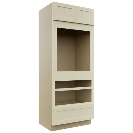 Fabuwood Galaxy Linen OC3384D Tall Oven Cabinet Double, Front View