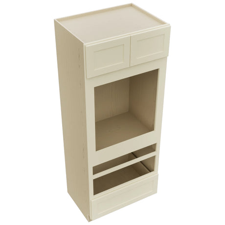 Fabuwood Galaxy Linen OC3384D Tall Oven Cabinet Double, Top View