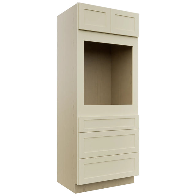 Fabuwood Galaxy Linen OC3384S Tall Oven Cabinet Single, Front View