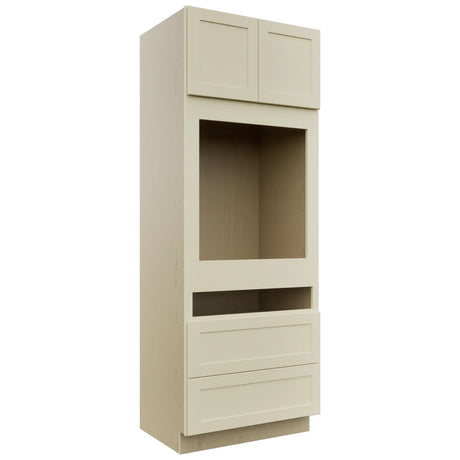 Fabuwood Galaxy Linen OC3390C Tall Oven Cabinet Combo, Front View