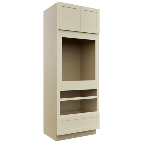 Fabuwood Galaxy Linen OC3390D Tall Oven Cabinet Double, Front View