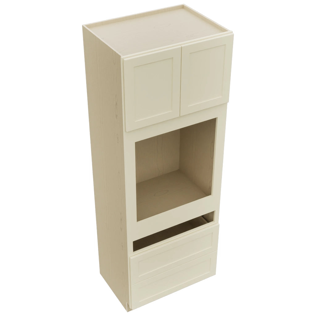 Fabuwood Galaxy Linen OC3393C Tall Oven Cabinet Combo, Top View