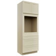 Fabuwood Galaxy Linen OC3393S Tall Oven Cabinet Single, Front View