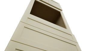 Fabuwood Galaxy Linen OC3393S Tall Oven Cabinet Single, Detail View