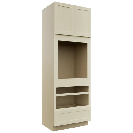 Fabuwood Galaxy Linen OC3396D Tall Oven Cabinet Double, Front View