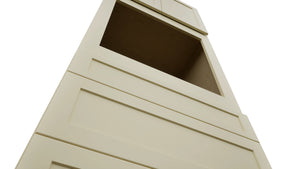 Fabuwood Galaxy Linen OC3396S Tall Oven Cabinet Single, Detail View