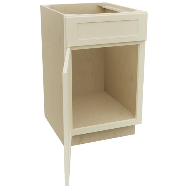 Fabuwood Galaxy Linen SB21 Base Sink Cabinet, Open View