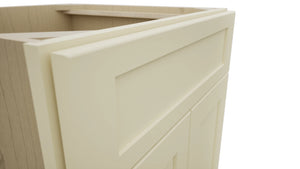 Fabuwood Galaxy Linen SB24 Base Sink Cabinet, Detail View