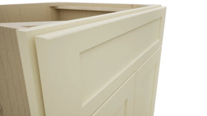 Fabuwood Galaxy Linen SB27 Base Sink Cabinet, Detail View