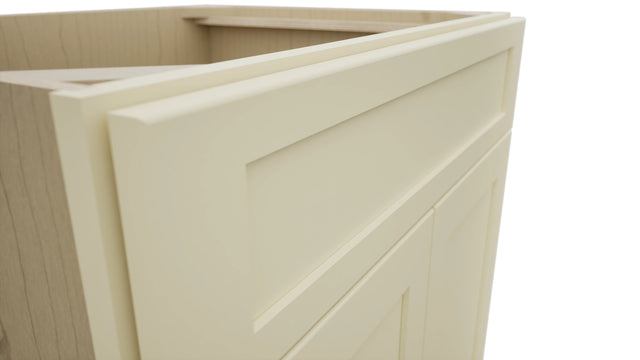 Fabuwood Galaxy Linen SB30 Base Sink Cabinet, Detail View